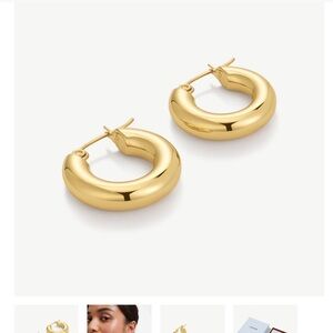 D.Louise Chubby Hoop Earrings